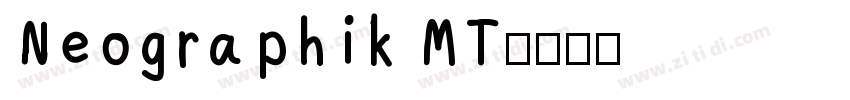 Neographik MT字体转换